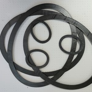 Unifoil Handhole / Manhole Gaskets (Premium Flexible Graphite Foil w/ .002” Stainless Steel laminate, 1/8" Thick)